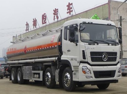 25噸東風天龍前四后八鋁合金油罐車圖片 25噸東風天龍前四后八鋁合金油罐車圖片