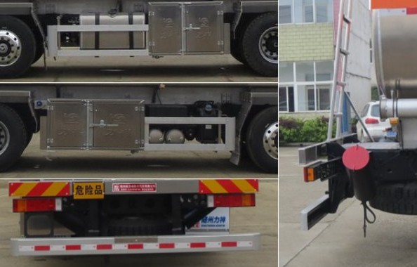 25噸東風天龍前四后八鋁合金油罐車泵箱位置圖片 25噸東風天龍前四后八鋁合金油罐車泵箱位置圖片